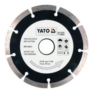 Tarcza diamentowa segmentowa Yato YT-6003 125x22,2 mm