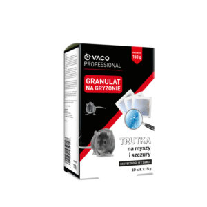 TRUTKA NA MYSZY SZCZURY SASZETKI 10X15GR GRANULAT VACO PRO 150GR 5901821953184