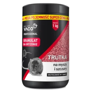VACO PROFESSIONAL Granulat na myszy i szczury (słoik) - 1 kg