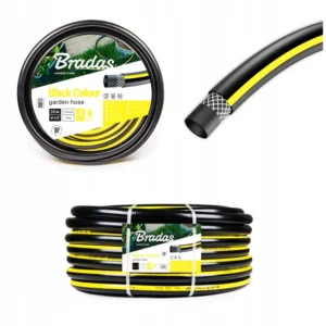 Wąż Ogrodowy Gumowy Bardzo Mocny 1/2" 30m nawodnienie BLACK COLOUR BRADAS