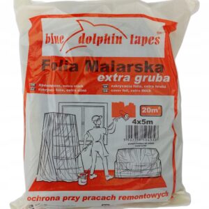 Folia malarska uniwersalna gruba 770gr 4x5m